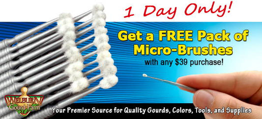 April 6, 2023: Free 20 pack of Microbrushes, New Gourd Item, ZipCutters and more...