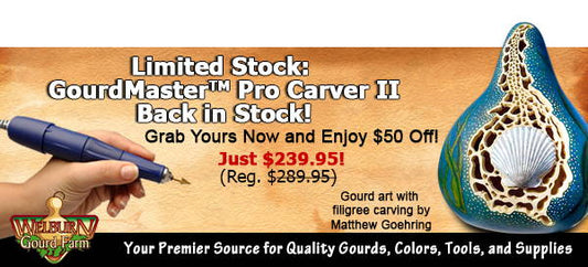 March 5, 2024: Pro Carvers are back get $50 off while supplies last!