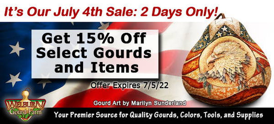 July 4, 2023: Get 15% OFF Select Gourd Boxes and Supplies plus, Get a Free Gift!