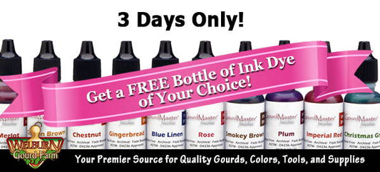 March 10, 2021: 3 Days Only, Get a FREE Ink Dye!