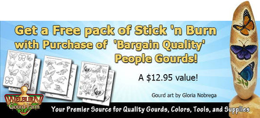 May 9, 2023: Free Pre-Printed Stick 'n Burn Pack, 25% Off Special of the Week!