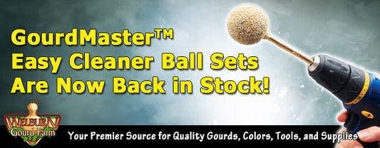 October 24, 2020: GourdMasterTM Easy Cleaner Balls and Sets Now in Stock!