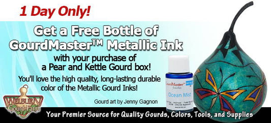 June 22, 2023: 3 Days Only! Get a Free Metallic Ink with the Purchase of a Pear & Kettle Box!