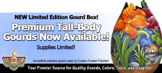 July 18, 2023: Premium Tall Body Gourd, 15% Off Ink Dyes & More!