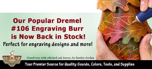 October 13, 2021: Easy Grip Applicators and Dremel 106 Burr are Back in Stock!