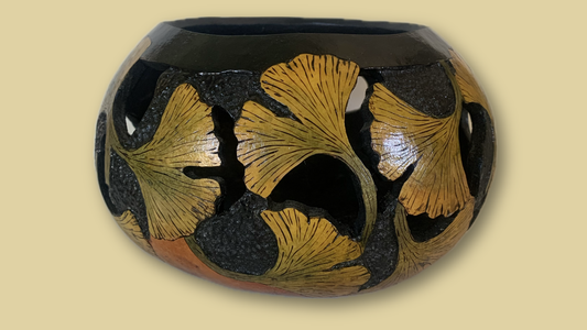 Ginkgo Leaf Gourd by Camille King (9/25 9am-4pm)