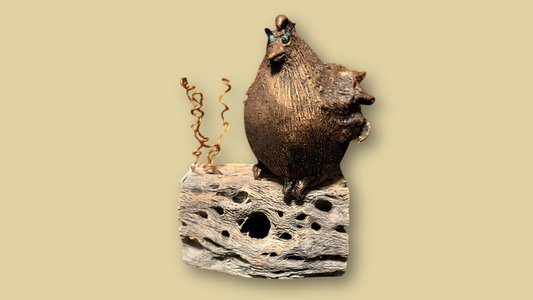 Gourd Birds with Fiber Clay by Dar Saucedo (9/25 & 9/26 9am-12pm)