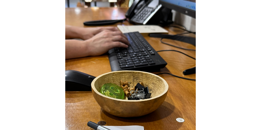 Heritage Accent Tray Set of 4 (5"-6.9" Diameter)