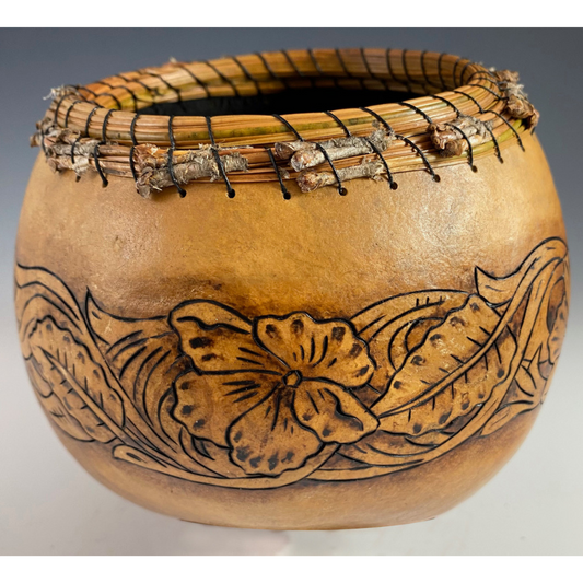 Faux Leather Tooling with Pine Needle Rim with Grace Swanson