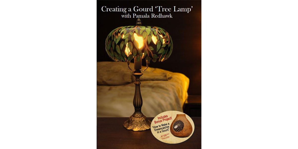 Creating a Gourd Tree Lamp with Pamala Redhawk