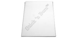Blank Stick n' Burn Design Transfer Sheets