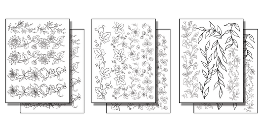 Stick 'n Burn Vines and Floral Wraps