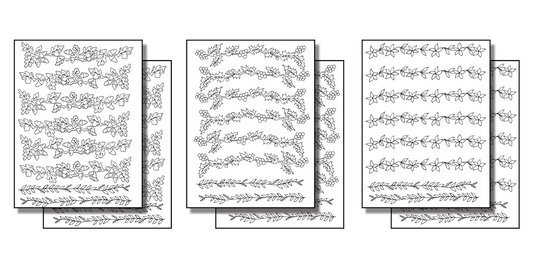 Stick 'n Burn Napkin Ring Vines