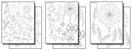Stick 'n Burn Traditional Native American Designs Pack