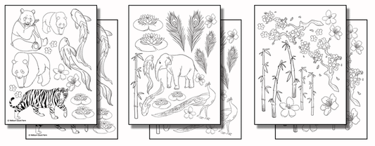 Stick 'n Burn Asian Wildlife Pack