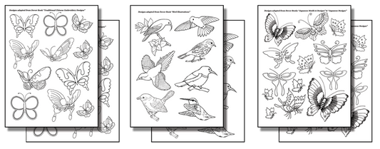 Stick 'n Burn Birds & Butterflies  Pack