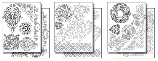 Stick 'n Burn Celtic Designs  Pack