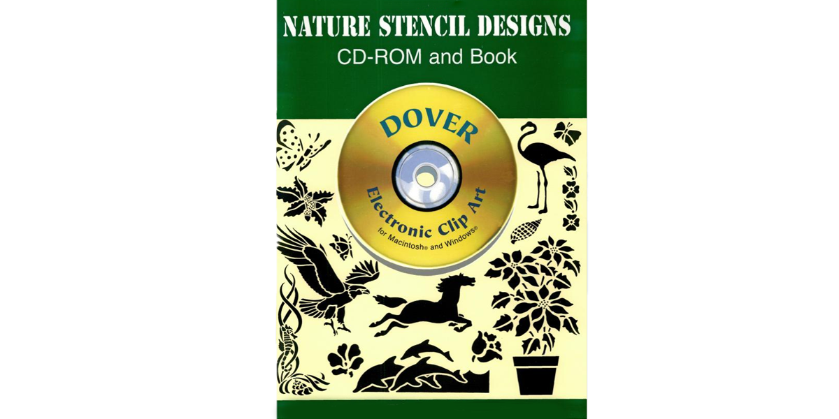 Nature Stencil Designs Dover Book & CD