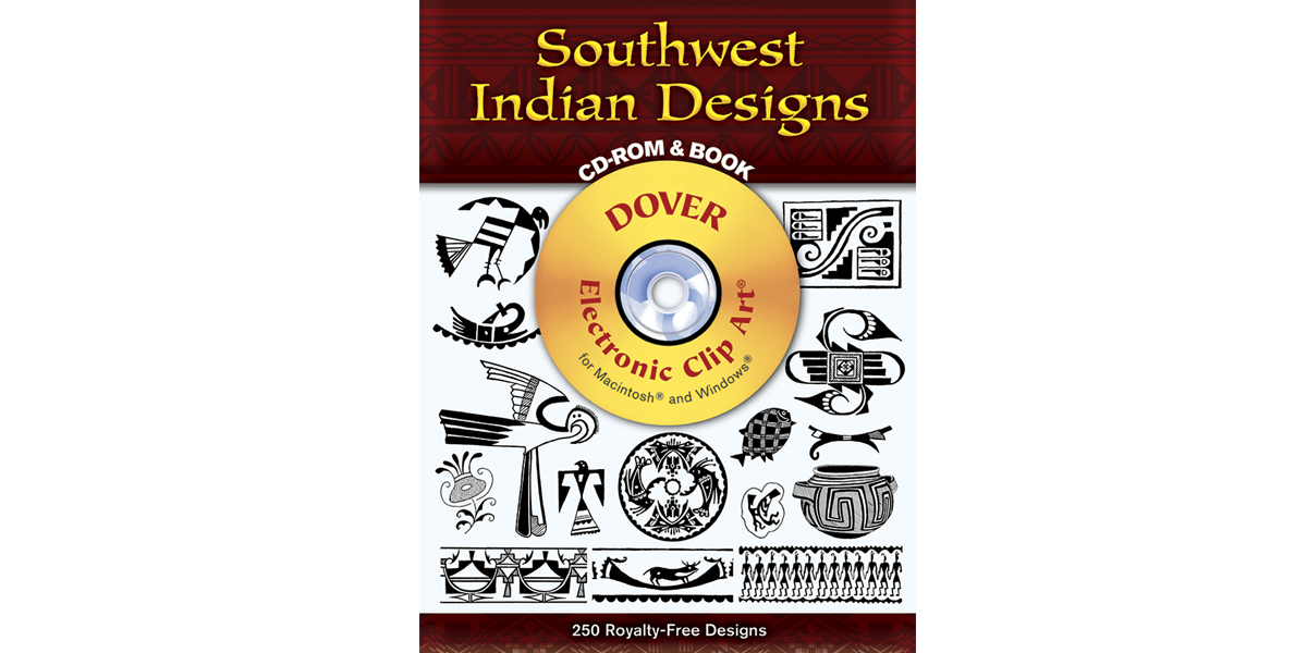 Southwest Indian Designs Dover Book & CD