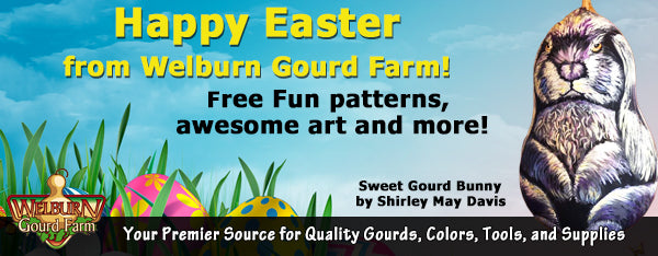 April 11, 2020 - Free Patterns, awesome gourd art, and more - Happy Easter!