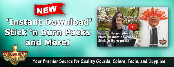 April 25, 2020: Free Patterns, plus New 'Instant download' Stick n Burn packs!