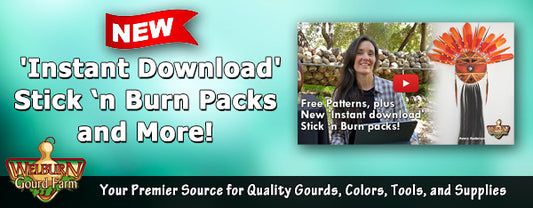 April 25, 2020: Free Patterns, plus New 'Instant download' Stick n Burn packs!