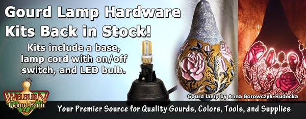 April 29, 2020: Lamp Hardware Is Back, Plus Craft-Ready Gourd Vases and More!
