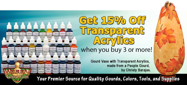 August 21, 2021: Get 15% off Transparent Acrylics when you buy 3 or more!