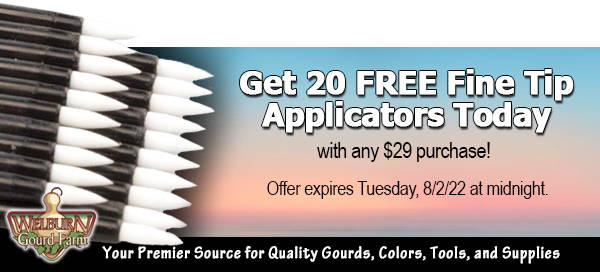 July 30, 2022: Get a FREE 20 Pack of Fine Tip Applicator with Any Order of $29 or more!