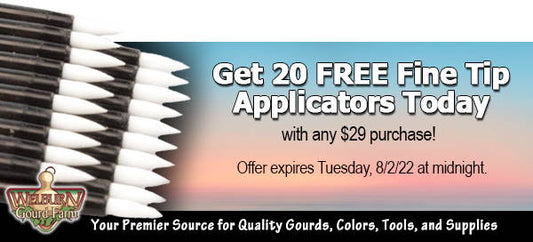 July 30, 2022: Get a FREE 20 Pack of Fine Tip Applicator with Any Order of $29 or more!