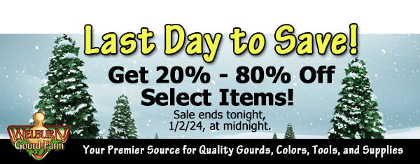 January 2, 2024:  Final Day to Shop Our Holiday Blowout Sale!