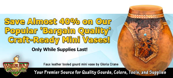 September 4, 2021: 'Bargain Quality' Mini Vases back in stock!