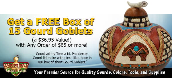 July 13, 2023: Get a FREE Box of Gourd Goblets with Any Order of $65 or more!