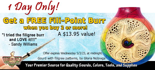 May 2, 2023:  Buy 2 Fili-Point Burrs and Get 1 Free plus, $10.00 Off and more!