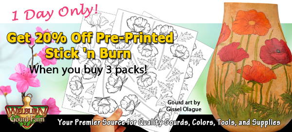 April 13 2023: 20% Off Pre-Printed Stick 'n Burn, FREE Set of Mini Vases, $5.00 off & more!