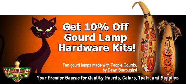 October 30, 2021: Happy Halloween, Save on Gourd Lamp Hardware Kits and the Wagner Heat Tool!