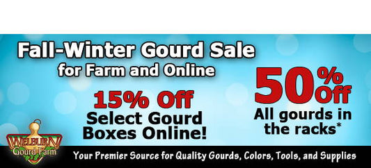 Fall Winter Gourd Sale 2022