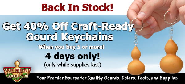 December 27, 2022: 40% Off Gourd Keychains, Plus Get Up To $20.00 on Our Popular Practice Gourds Box and more…