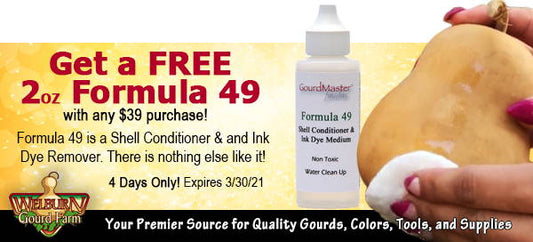 March  27, 2021: 4 Days Only, Get a FREE Formula 49 with any purchase of $39 or more!