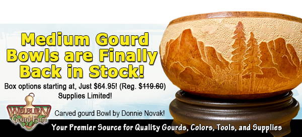 June 22, 2022: Finally Our Popular Top Quality Gourd Bowls are Back in Stock!