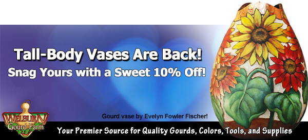 February 24, 2024: Tall, Chic, and 10% Off! Our Bargain Quality Gourd Vases Are Back!