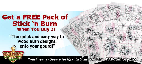 August 7, 2021: Buy 3 Pre-Printed Stick 'n Burn Packs and Get the 4th one FREE!