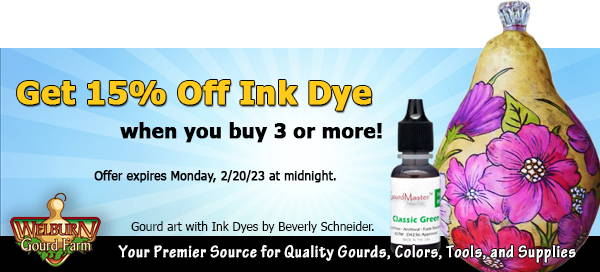 February 16, 2023: Limited Time Only, Get 15% Off Ink Dyes!