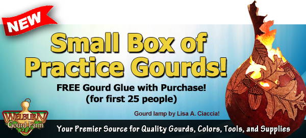 October 12, 2022: New Gourd Box, plus Get 15% Off 'Bargain Quality' Mix Shape Gourds!