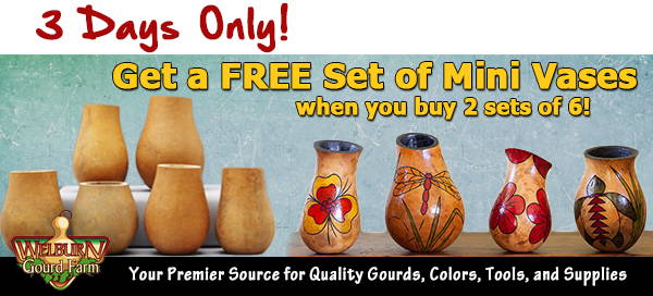 March 25, 2023: Get a Free Set of 6 Mini Vases, a Free Bottle Caddy for Ink Dyes & More Savings!
