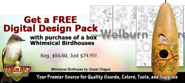 April 2, 2022: 3 Days Only, FREE Digital Design Pack of Your Choice when You Buy a Whimsical Birdhouse Box!