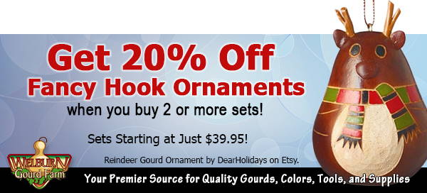 October 5, 2023: Get 20% Off Fancy Hook Ornaments when you buy 2 or more sets!
