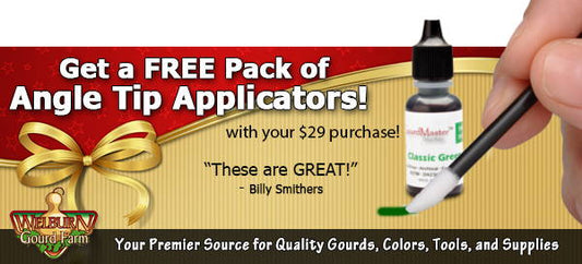 December 18, 2021: Get a FREE 25 pack of Angle Tip Applicators, 'Bargain Quality' Gourd Pots Still Available & More!