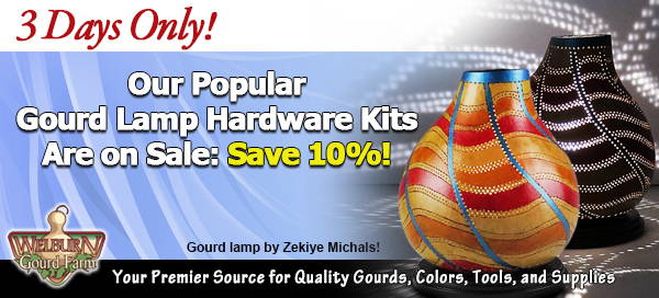 April 23, 2022: Get 10% Off Gourd Lamp Hardware Kits, 3 Days Only!