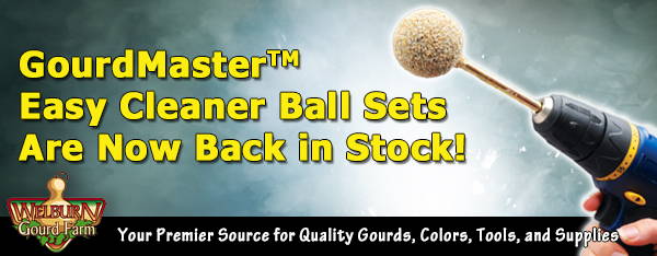 October 24, 2020: GourdMasterTM Easy Cleaner Balls and Sets Now in Stock!